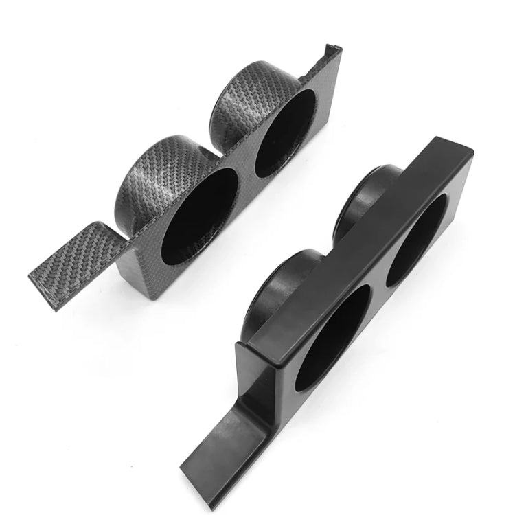 For BMW 5 Series E39/528i/530i/M5 Left-hand Drive Car Central Control Cup Holder, Color: Carbon Grain