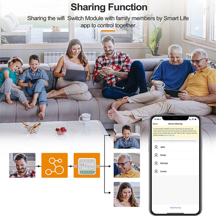 2CH WiFi Smart Switch Module For Alexa / Google Home / Tuya Smart Life APP - Smart Switch by PMC TechLife | Online Shopping South Africa | PMC TechLife | Buy Now Pay Later Mobicred