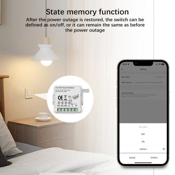 2CH WiFi Smart Switch Module For Alexa / Google Home / Tuya Smart Life APP