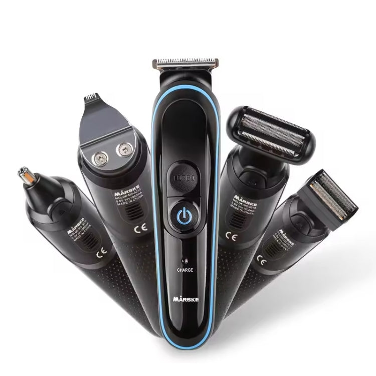 MARSKE MS-5010 Electric Hair Clipper 5 In 1 Multi-function Shaver Rechargeable Styler(USB Without Plug) - Hair Trimmer by MARSKE | Online Shopping South Africa | PMC Jewellery | Buy Now Pay Later Mobicred