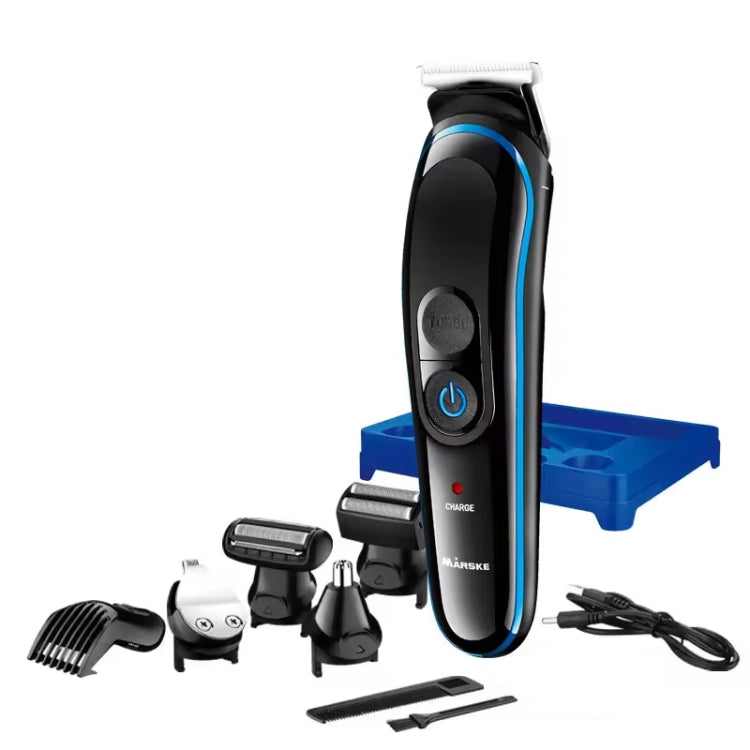 MARSKE MS-5010 Electric Hair Clipper 5 In 1 Multi-function Shaver Rechargeable Styler(USB Without Plug) - Hair Trimmer by MARSKE | Online Shopping South Africa | PMC Jewellery | Buy Now Pay Later Mobicred