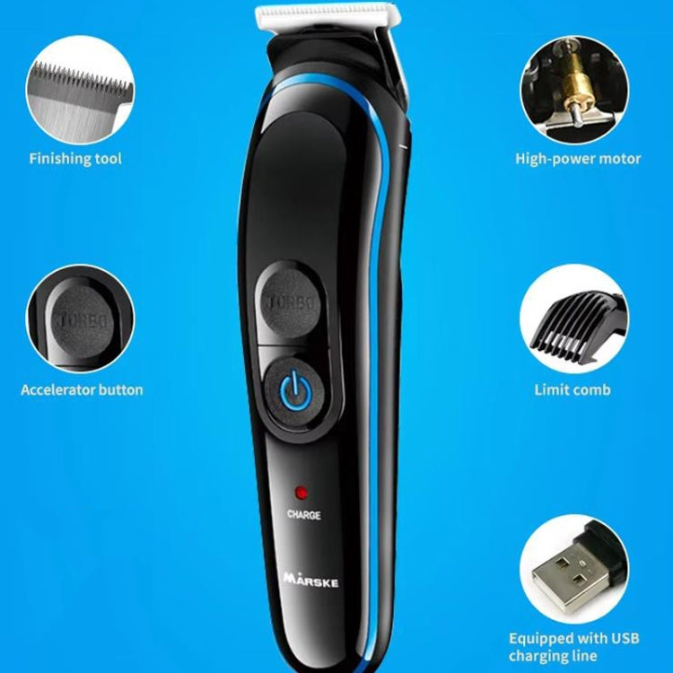MARSKE MS-5010 Electric Hair Clipper 5 In 1 Multi-function Shaver Rechargeable Styler(USB Without Plug) - Hair Trimmer by MARSKE | Online Shopping South Africa | PMC Jewellery | Buy Now Pay Later Mobicred