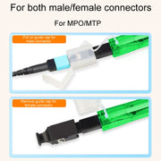 For MPO / MTP Fiber Optic Cleaning Pen Optical Module Ferrule Endface Cleaner(Green)