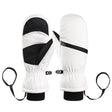 Winter Padded Ski Gloves Outdoor Windproof Warm Sports Gloves, Size: XS(White) - Safety Gloves by PMc TechLife | Online Shopping South Africa | PMc TechLife | Buy Now Pay Later Mobicred