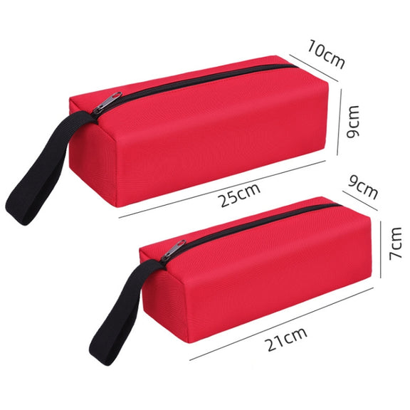 Multifunctional Portable Water-resistant Hardware Parts Tool Bag, Specification: Small Red