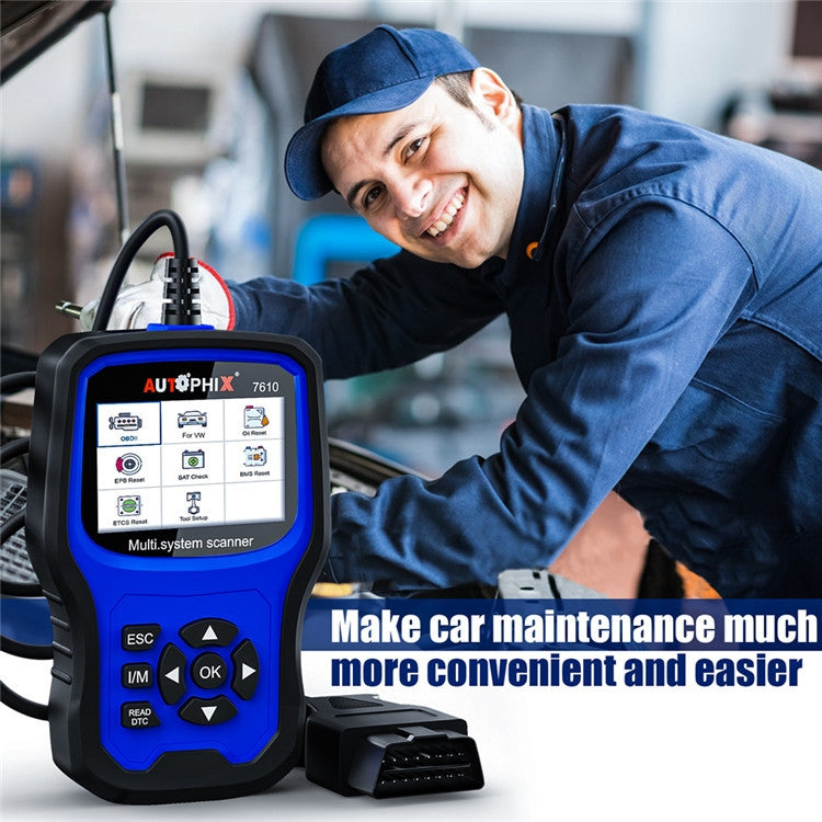 AUTOPHIX 7610 OBD2 Scan Diagnostic Tool Full System Maintenance And Repair Detector - free shipping - PMC Jewellery - Order now!