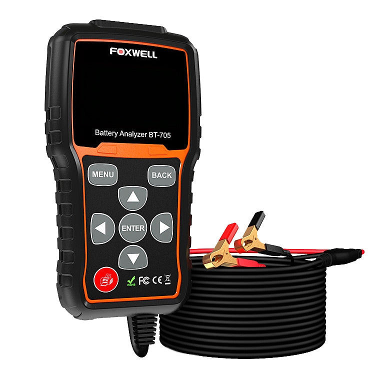 FOXWELL BT705 12V 24V Car Battery Test Analyzer Cranking and Charging System Test - free shipping - PMC TechLife - Order now!
