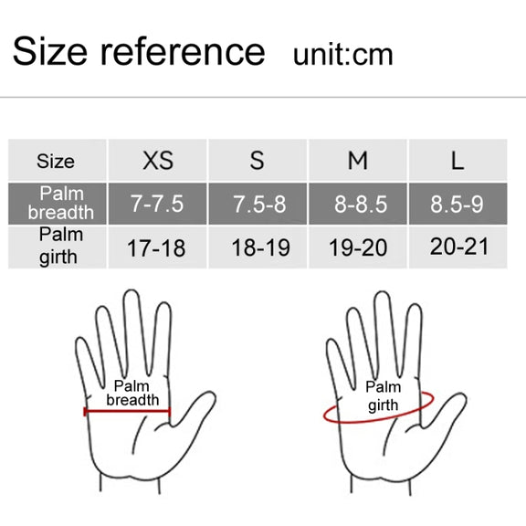 Winter Padded Ski Finger Gloves Outdoor Windproof Warm Sports Gloves, Size: L(Light Purple)