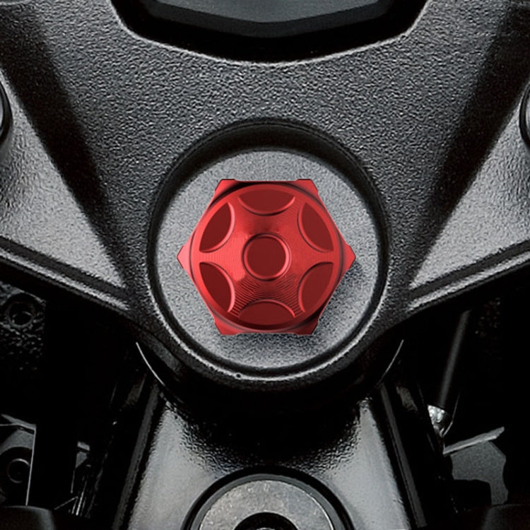 Motorcycle Light Bee Uplink Screws Uplink Modification Screws Decorative Cover(Blue)