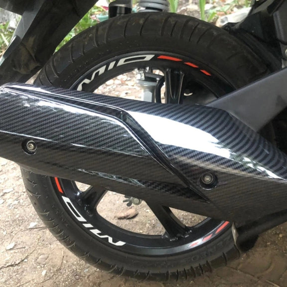 Motorcycle Modification Accessories Exhaust Pipe Anti-scald Cover(Black)
