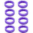 8pcs /Set Luggage Wheel Silicone Protective Cover Swivel Chair Wheel Sound Reducing Cover, Size: Small 4-5cm Wheels(Purple Mixed Blue) - Accessories by PMC TechLife | Online Shopping South Africa | PMC TechLife | Buy Now Pay Later Mobicred