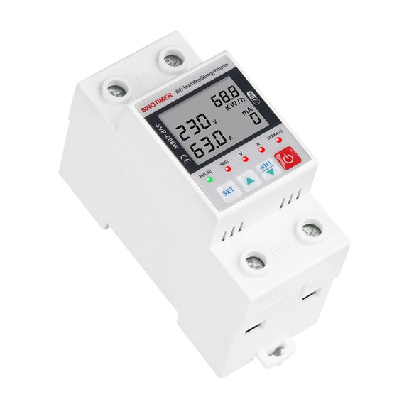 SINOTIMER SVP-688W  TUYA APP WiFi Smart Circuit Breaker Over Under Voltage Protector