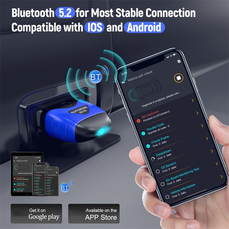 AUTOPHIX 3610 Bluetooth Car Full System Diagnostic Scanner For VW / AUDI / SKODA / SEAT - free shipping - PMC Jewellery - Order now!