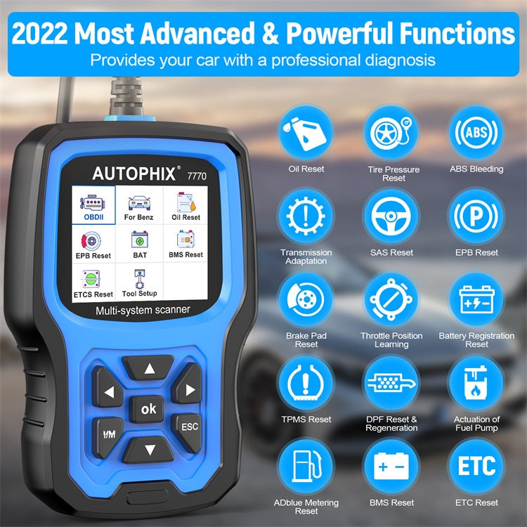 AUTOPHIX 7770 For Mercedes Benz Car Full System OBDII Diagnostic Tool Maintenance Tester - free shipping - PMC Jewellery - Order now!