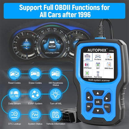 AUTOPHIX 7770 For Mercedes Benz Car Full System OBDII Diagnostic Tool Maintenance Tester - free shipping - PMC Jewellery - Order now!