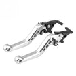 1pair Motorcycle CNC Six Speed Dual Disc Brake Handlebar Cowl Adjustable Electric Bike Brake Lever(Silver) - Motorbike Brakes by PMC TechLife | Online Shopping South Africa | PMC TechLife | Buy Now Pay Later Mobicred