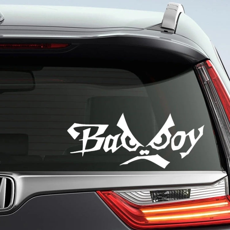 10pcs Bad Man Car Modification Sticker(Black)