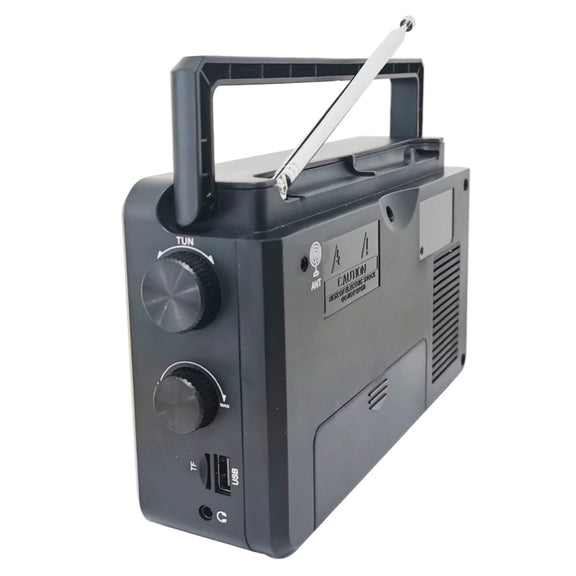 Retekess TR638 LCD Digital Display Full-Band Bluetooth FM Radio Support External Antenna(US Plug)