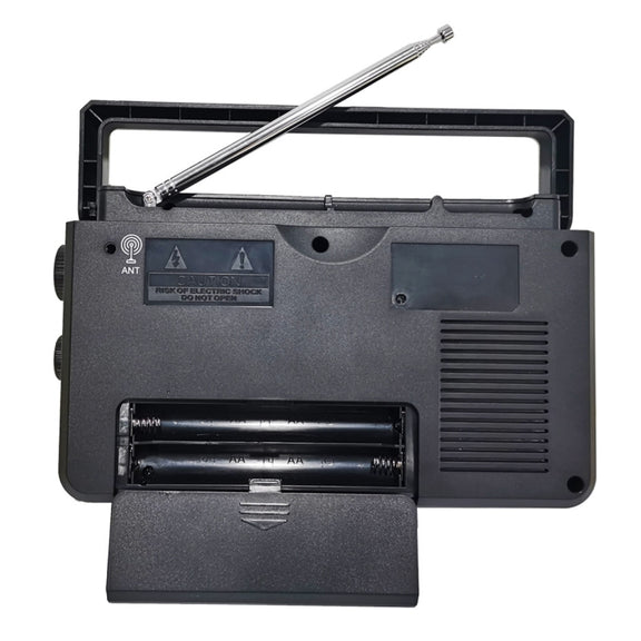 Retekess TR638 LCD Digital Display Full-Band Bluetooth FM Radio Support External Antenna(US Plug)