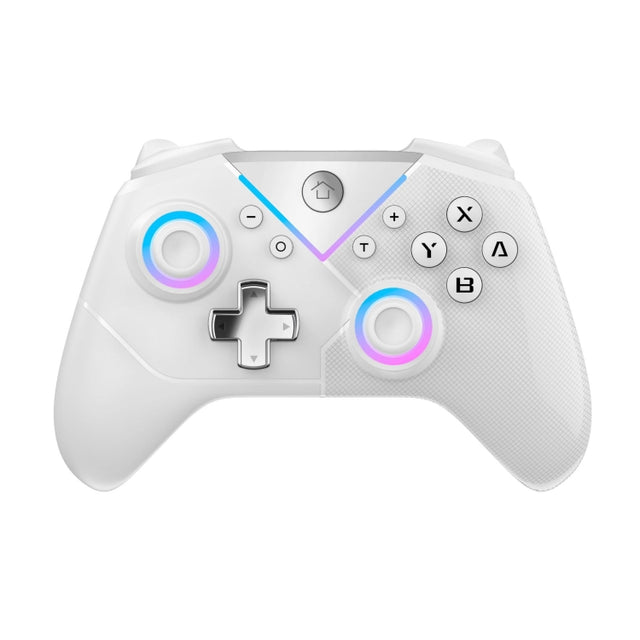CM-617  Wireless Bluetooth Game Controller for Switch / Android / IOS / PC / Smart TV(Colorful White)