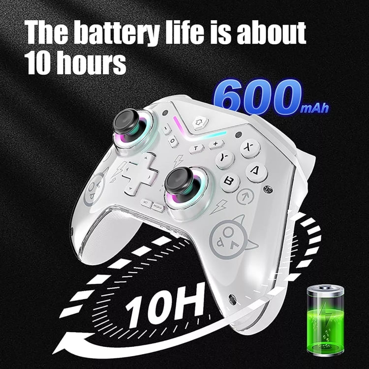 CM-617  Wireless Bluetooth Game Controller for Switch / Android / IOS / PC / Smart TV(Colorful Black)