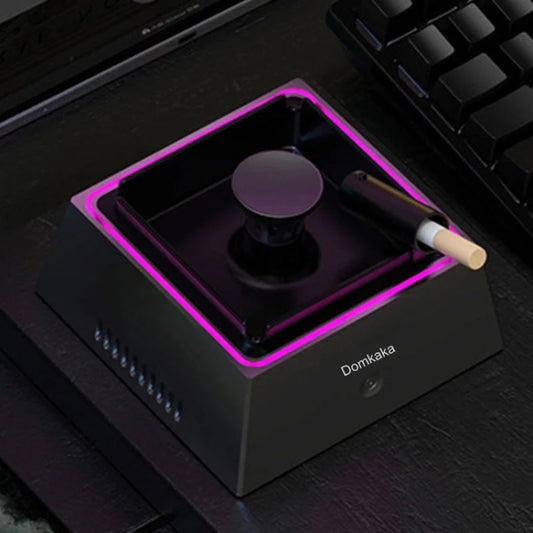 Domkaka TS-20 With Light Model Electronic Ashtray Air Purifier(Black) - free shipping - PMC Jewellery - Order now!