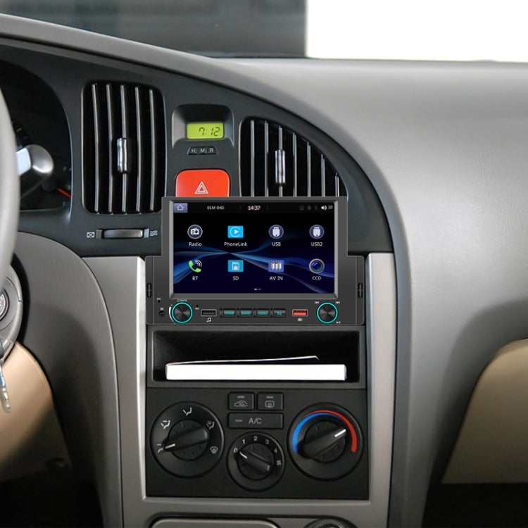 6.2 Inch MP5 Player Single Butt Universal Wired CarPlay Car Monitor, Model: Standard+AHD Camera