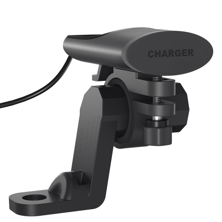 Motorcycle PD+USB Fast Charging Mobile Phone Charger Rearview Mirror Extension Bracket - Battery Charger by PMC TechLife | Online Shopping South Africa | PMC TechLife | Buy Now Pay Later Mobicred