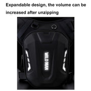 WILD MAN L1 3L Outdoor Motorcycle Riding Hard Shell Waist Bag Sports Cross-body Bag(Black)