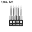 4pcs / Set U-Shaped Chrome Vanadium Steel Bit Set Appliance Repair Electrical Drill Accessories With Magnetic - Drill & Drill Bits by PMC TechLife | Online Shopping South Africa | PMC TechLife | Buy Now Pay Later Mobicred