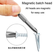 4pcs / Set U-Shaped Chrome Vanadium Steel Bit Set Appliance Repair Electrical Drill Accessories With Magnetic