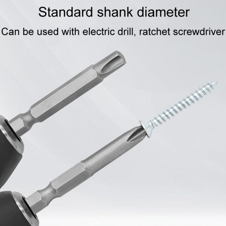 4pcs / Set U-Shaped Chrome Vanadium Steel Bit Set Appliance Repair Electrical Drill Accessories With Magnetic