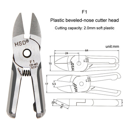 HSD F1 Pneumatic Scissor Blade Cutting Metal Plastic Model Shears Tool - free shipping - PMC Jewellery - Order now!