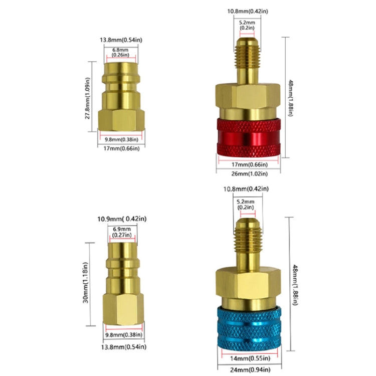 Car Household Air Conditioning And Refrigeration Equipment Fluoridation High And Low Pressure Fittings, Model: High Pressure