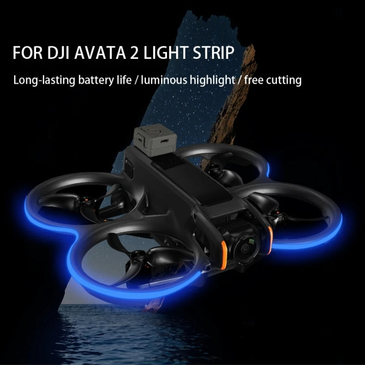 For DJI Avata 2 RCSTQ Colorful Luminous Light Belt High Bright Tube Night Flight Warning Light Strip(Blue) - Other by RCSTQ | Online Shopping South Africa | PMC TechLife | Buy Now Pay Later Mobicred