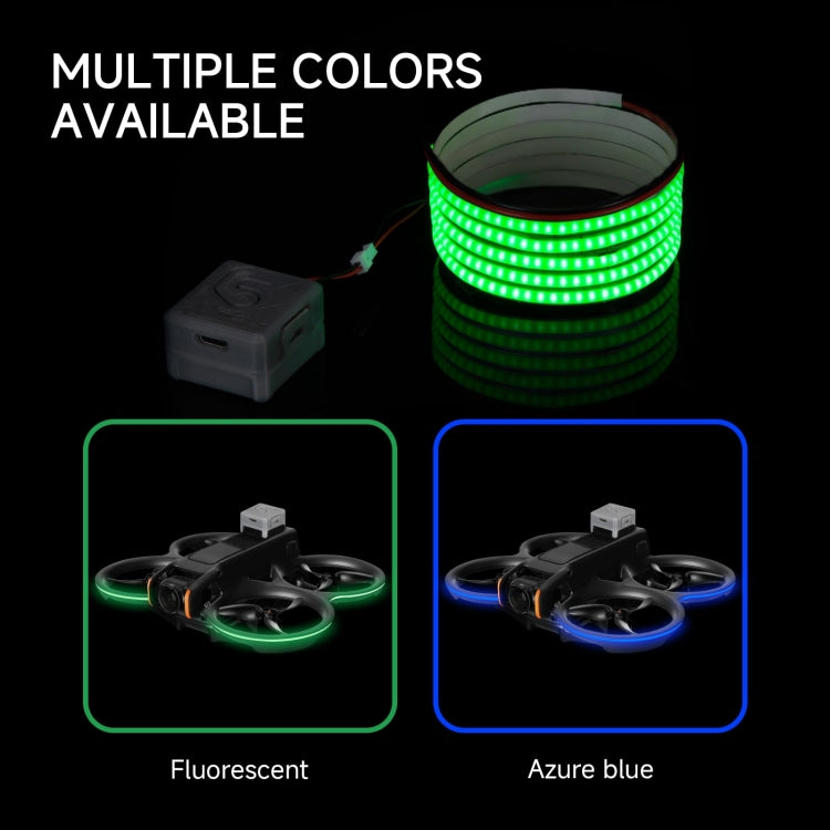 For DJI Avata 2 RCSTQ Colorful Luminous Light Belt High Bright Tube Night Flight Warning Light Strip(Blue) - Other by RCSTQ | Online Shopping South Africa | PMC TechLife | Buy Now Pay Later Mobicred