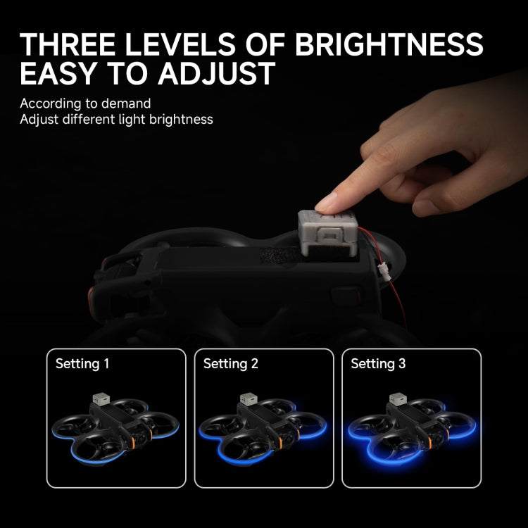 For DJI Avata 2 RCSTQ Colorful Luminous Light Belt High Bright Tube Night Flight Warning Light Strip(Blue) - Other by RCSTQ | Online Shopping South Africa | PMC TechLife | Buy Now Pay Later Mobicred