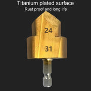 Hexagonal Shank PPR Step Drill Bits Leak Repairing And Connecting Tools, Model: #32