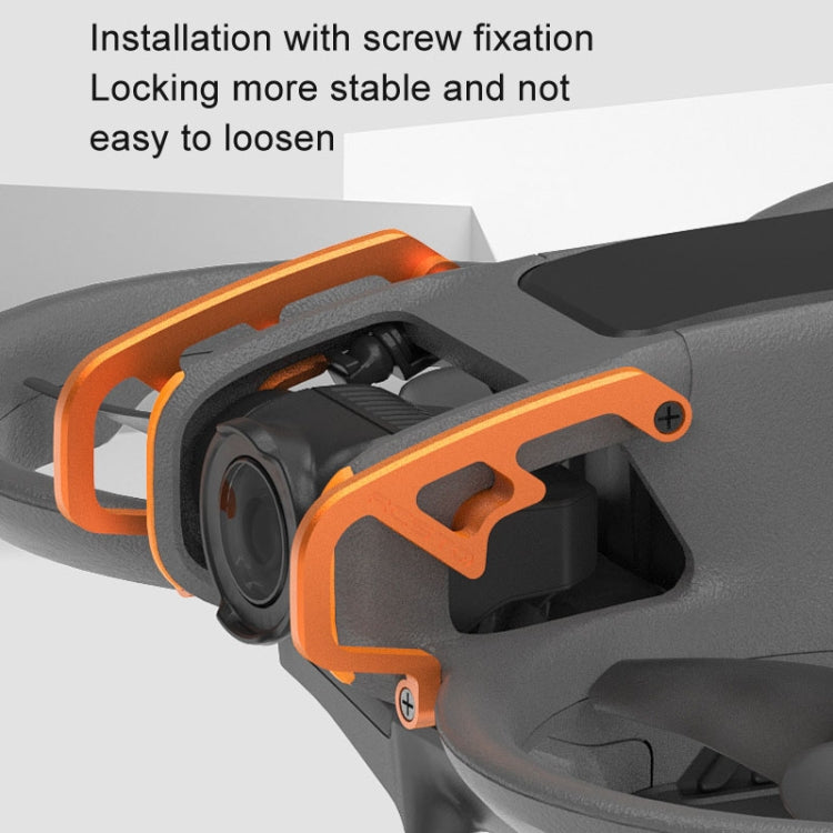 For DJI Avata 2 RCSTQ Aluminum Alloy Flying Machine Lens Collision Protection Bar(Orange) - Other by RCSTQ | Online Shopping South Africa | PMC Jewellery | Buy Now Pay Later Mobicred