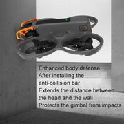 For DJI Avata 2 RCSTQ Aluminum Alloy Flying Machine Lens Collision Protection Bar(Orange)