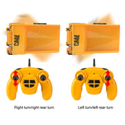 2.4G RC Dumper Truck Simulation Engineering Vehicle Model Children Electrical RC Truck Toy(Yellow)