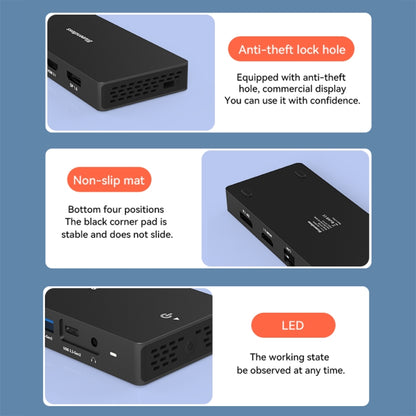Blueendless 12-In-1 HD Multifunctional Docking Station 10Gbps Splitter With Switch(8K+4K HDMI x 2) - free shipping - PMC Jewellery - Order now!