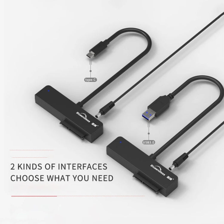 Blueendless US35 USB3.0 To SATA Adapter 2.5 / 3.5-Inch Hard Drive SSD Reader, Spec: USB3.0 EU Plug - free shipping - PMC Jewellery - Order now!