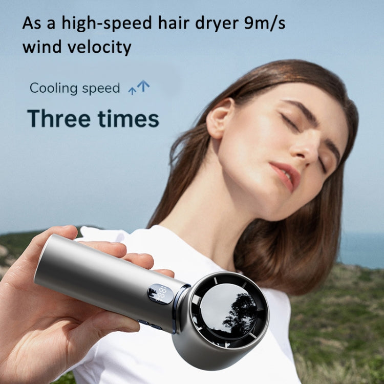 Handheld Turbine Fan 120 Speed ?Brushless Motor Fan(Sky Blue)