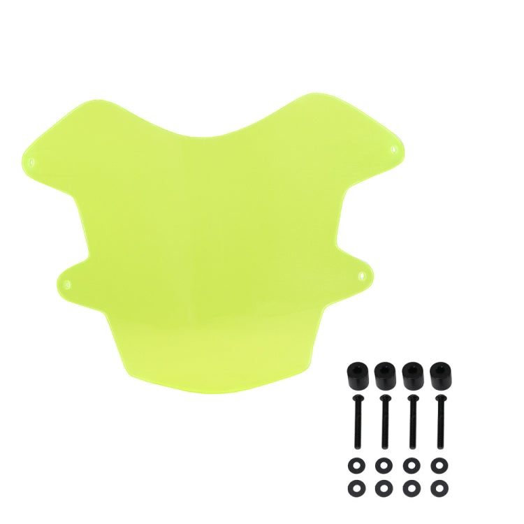 For Yamaha Tenere 700 Headlight Acrylic Protective Cover(Fluorescent Green) - Ornamental Parts by PMC TechLife | Online Shopping South Africa | PMC TechLife | Buy Now Pay Later Mobicred