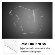 For Yamaha Tenere 700 Headlight Acrylic Protective Cover(Transparent)