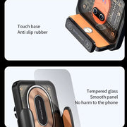 120W Transparent Car Wireless Charger Cell Phone Holder Magnetic Fast Charger(Black)