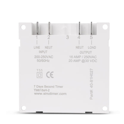 SINOTIMER TM618SH  1 Second Interval Digital LCD Timer Switch Programmable Time Relay 24V - free shipping - PMC Jewellery - Order now!