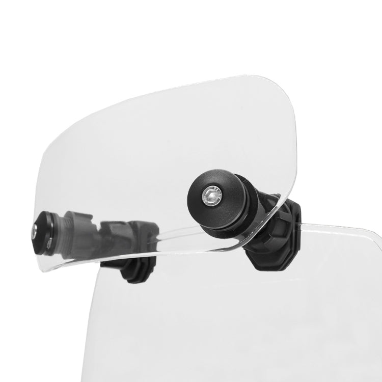 Motorcycle Modification Heightened Adjustable Windshield(Transparent) - Ornamental Parts by PMC TechLife | Online Shopping South Africa | PMC TechLife | Buy Now Pay Later Mobicred