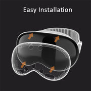 For Apple Vision Pro 4 In 1 Kit Lens Cover Battery Protection Case Accessories, Spec: B Style Orange